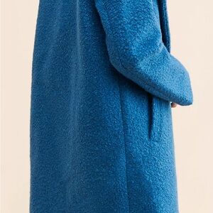 Elegant Blue Women's Coat